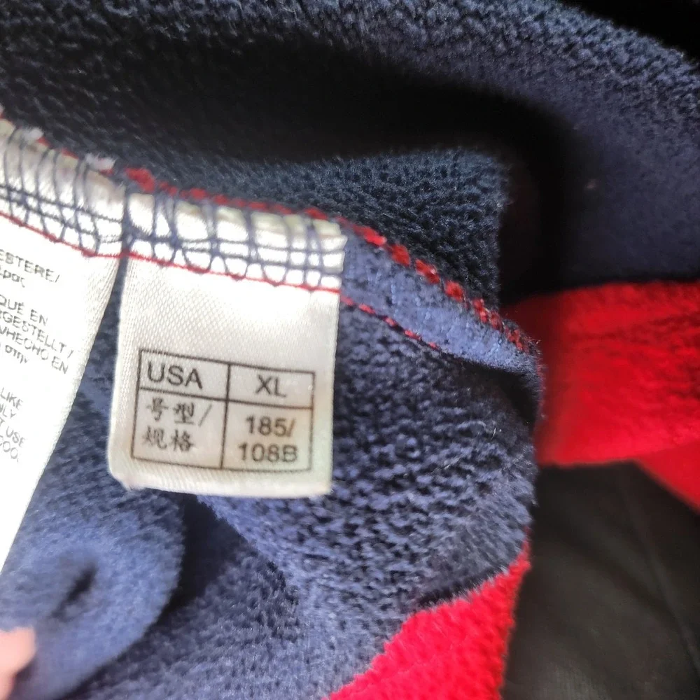 Brooks Brothers 1/4 Zip Sweater Men's XLarge Red Long Sleeve Pullover